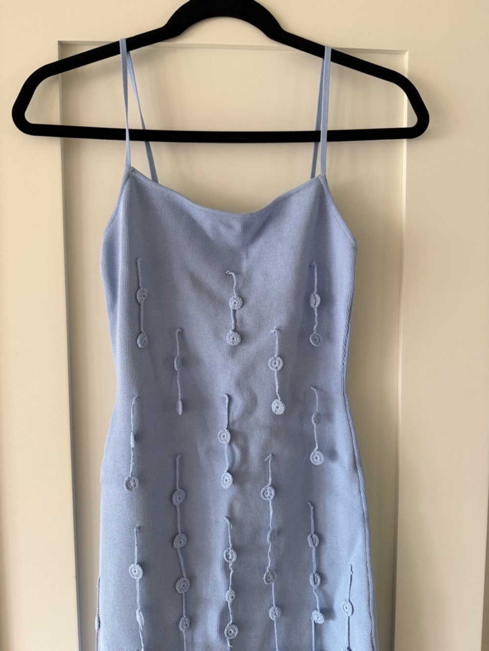 Meshki Tove Hand Knit Flower Mini Dress - Picture 3 of 6
